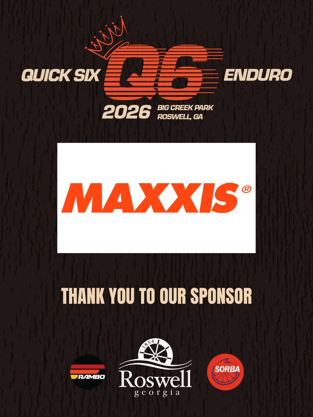 The Quick Six Enduro doesn't happen without the businesses and