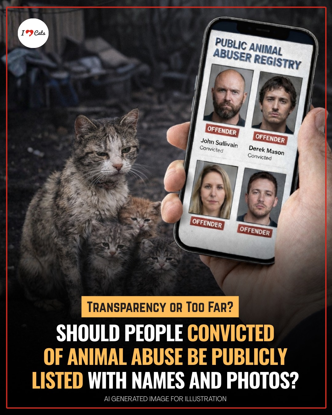 iHeartCats.com - Should people convicted of animal abuse be publicly ...