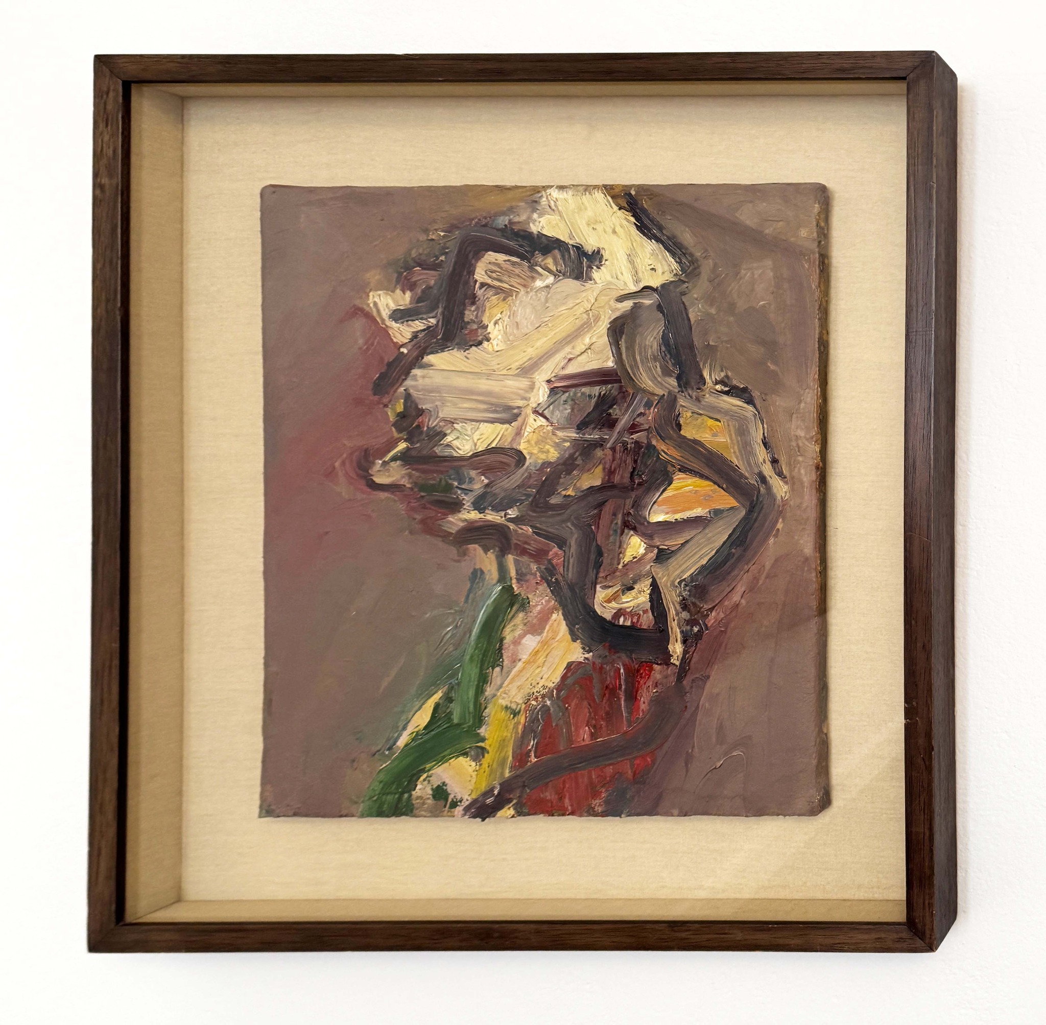 Frank Auerbach's Head of William Feaver at Gallery Michael Werner