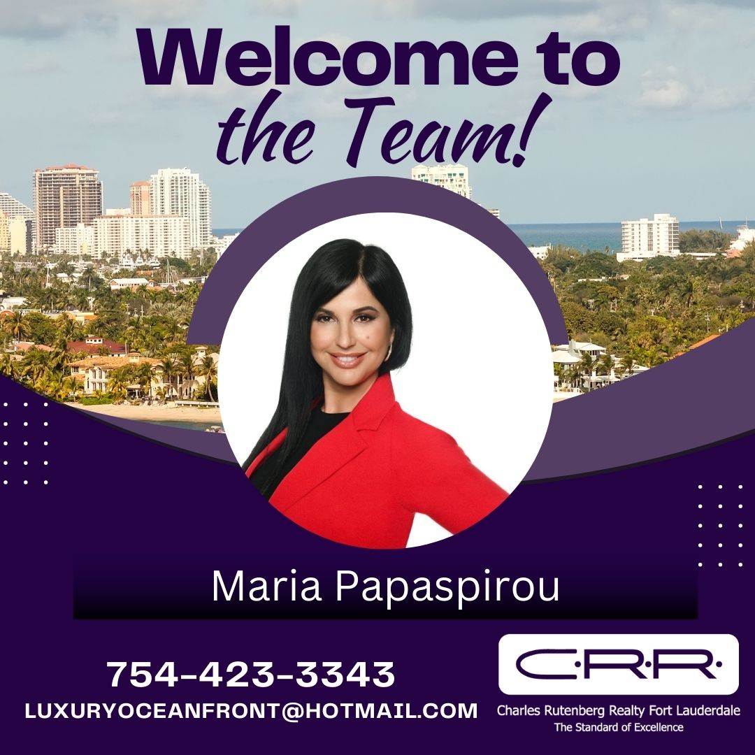 Charles - Welcome to the team! We are thrilled to have Maria Papaspirou ...