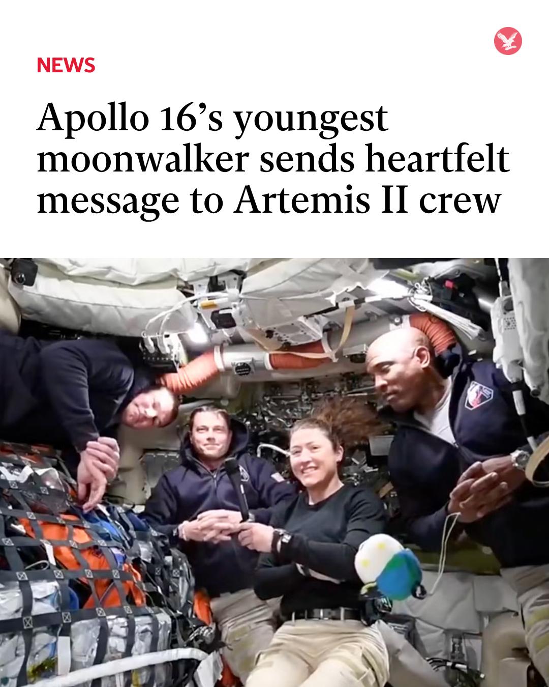Charlie Duke, now 90, became the youngest person to walk on the