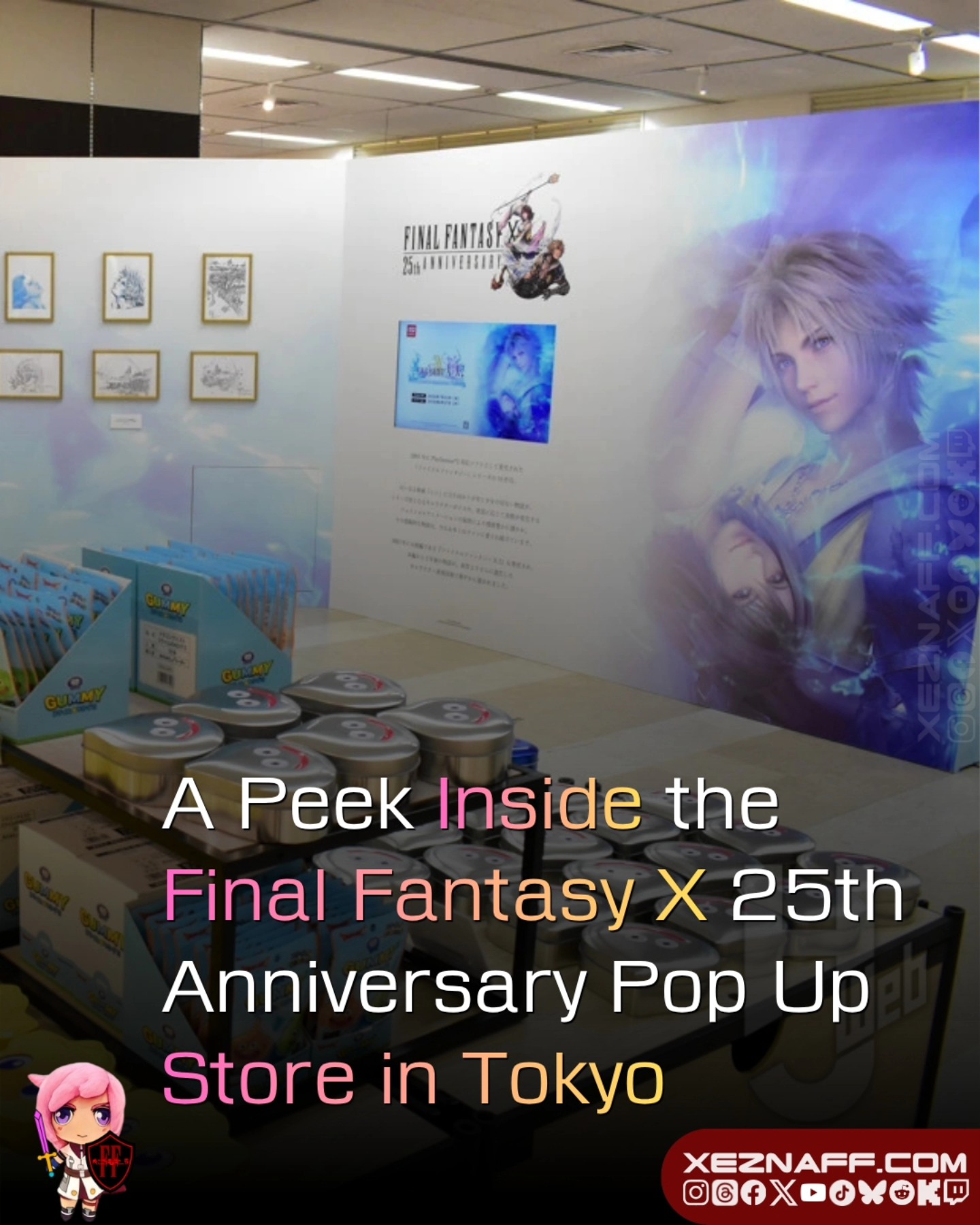 ポップアップストア Hobby Japan Web visited the SQUARE ENIX POP UP STORE at Daimaru