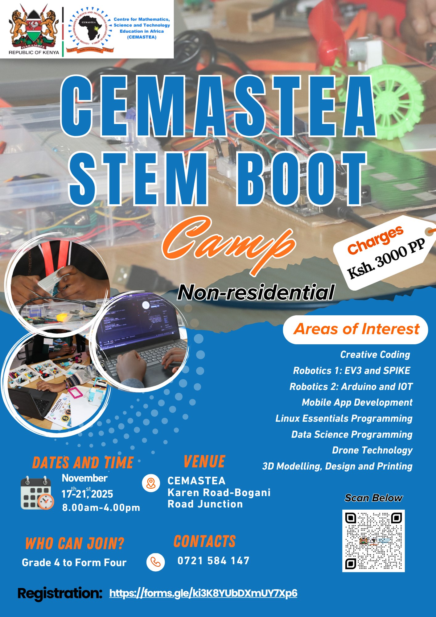 Cemastea - 𝐂𝐄𝐌𝐀𝐒𝐓𝐄𝐀 𝐒𝐓𝐄𝐌 𝐁𝐨𝐨𝐭 𝐜𝐚𝐦𝐩 𝐍𝐨𝐯𝐞𝐦𝐛𝐞𝐫 𝟐𝟎𝟐𝟓 CEMASTEA... | Facebook