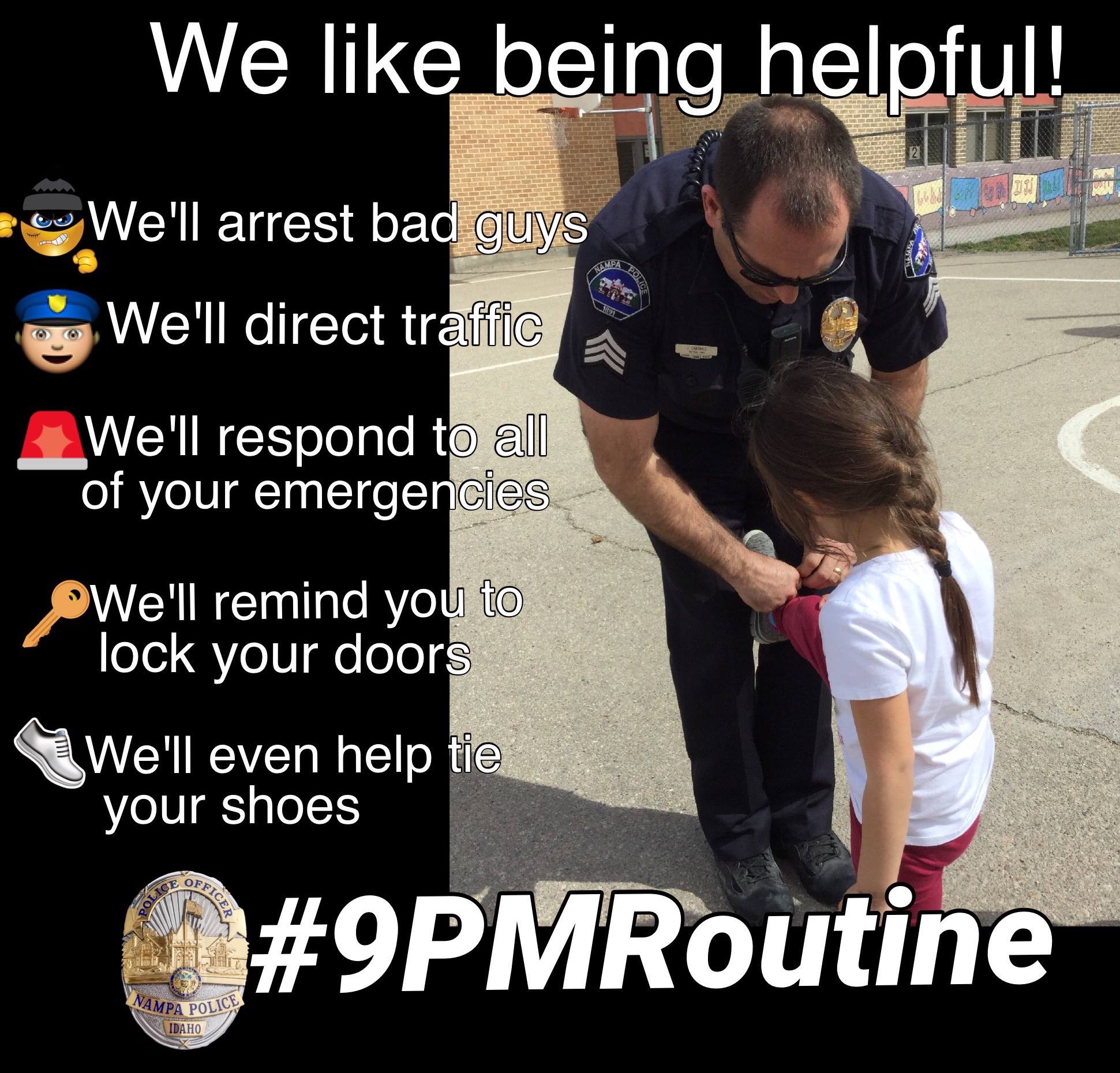 #9PMRoutine We like being... - Nampa Police Department | Facebook