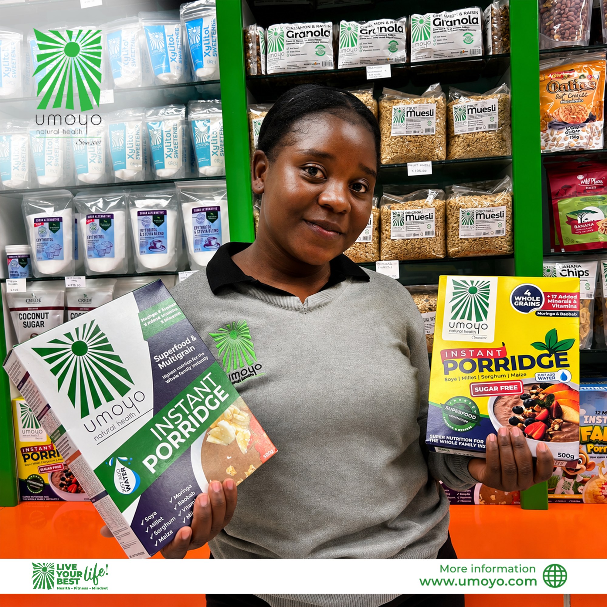 Breakfast just got healthier! Whether you prefer the classic Umoyo 