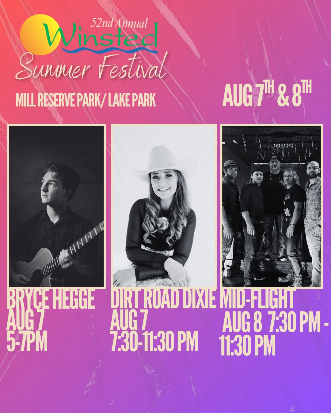 Winsted Summer Festival live music lineup announced