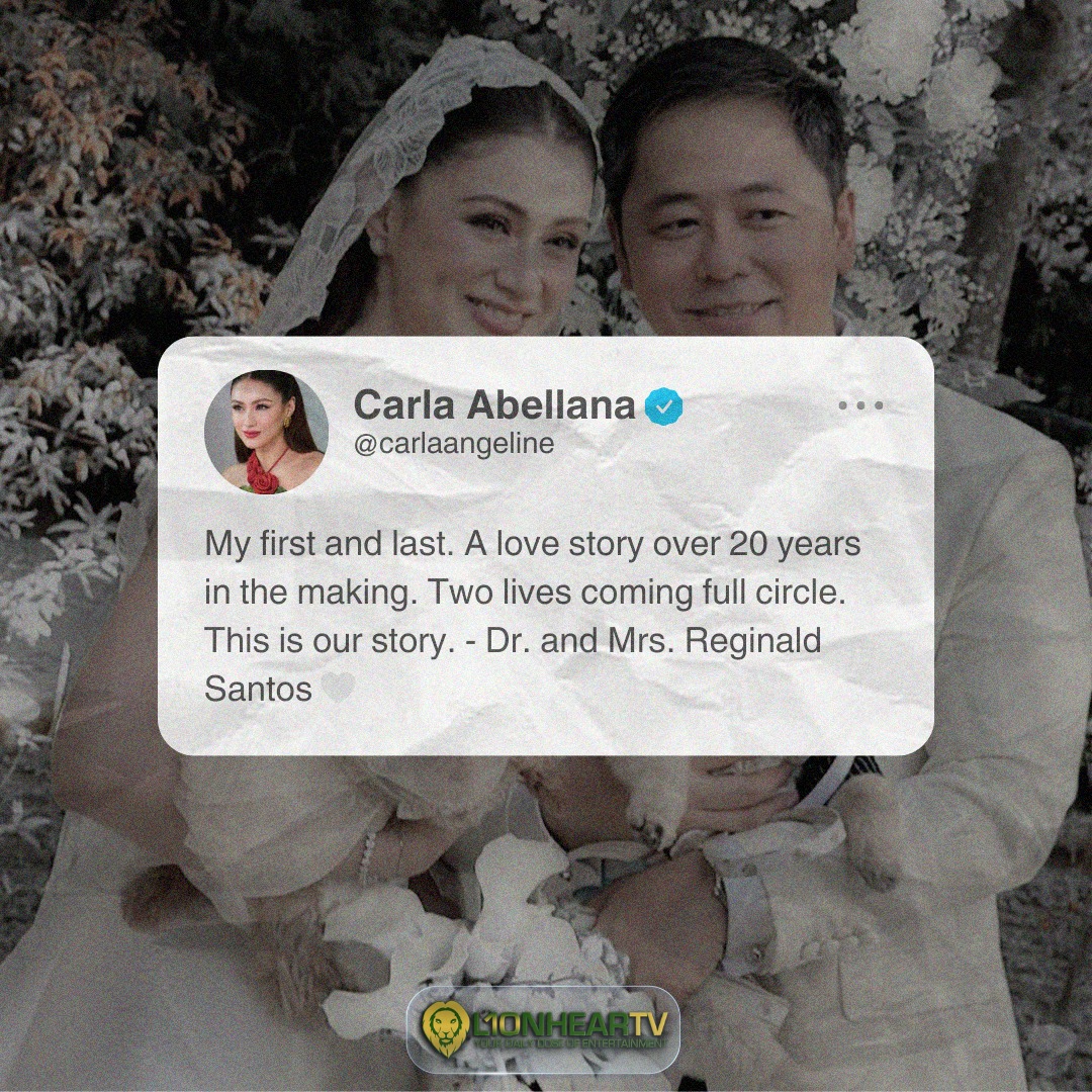 LionhearTV - Carla Angeline Reyes Abellana is now married.... | Facebook