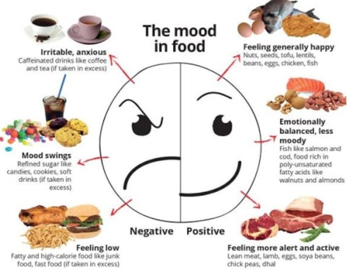 Food impacts mental health primarily by supplying essential nutrients that regulate brain function, neurotransmitter production, and inflammation often referred to as nutritional psychiatry. A balanced diet rich in vitamins, minerals and antioxidants
