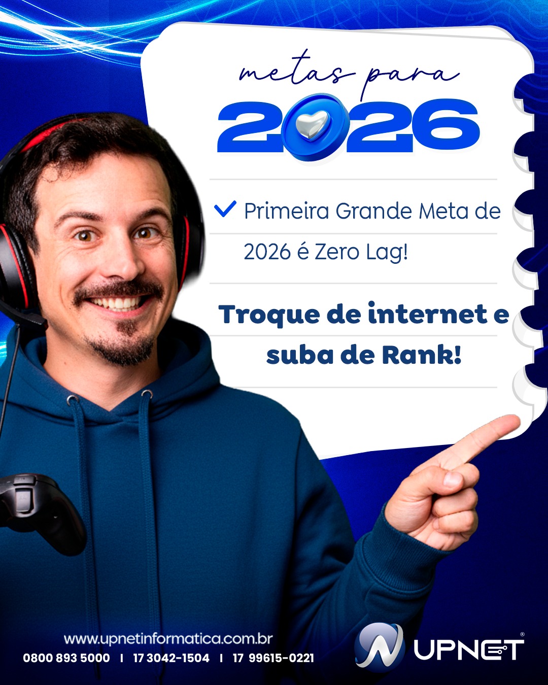 UPNet - 🏆 Novo ano, novo recorde de velocidade! Se a sua internet ...