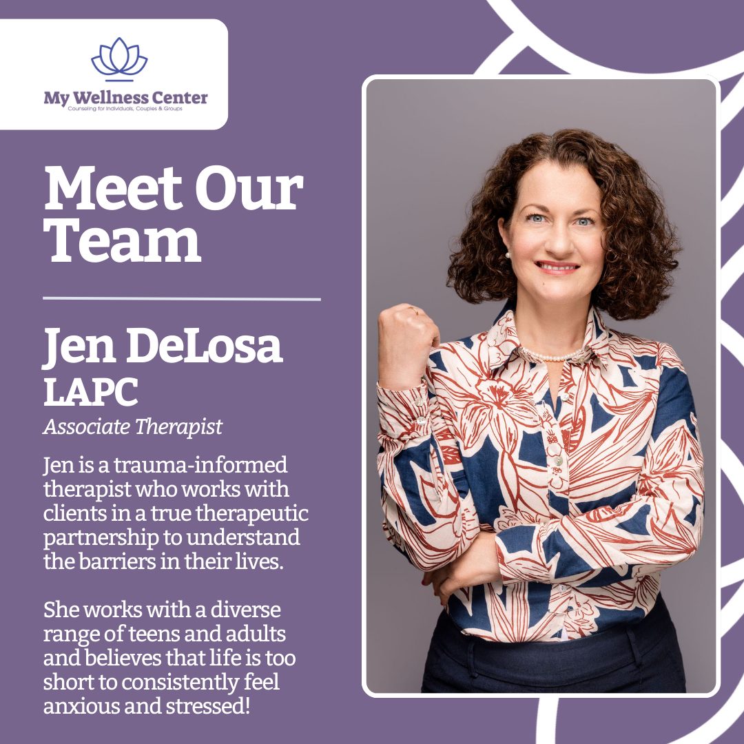 Meet Associate Therapist Jen DeLosa,... - My Wellness Center | Facebook
