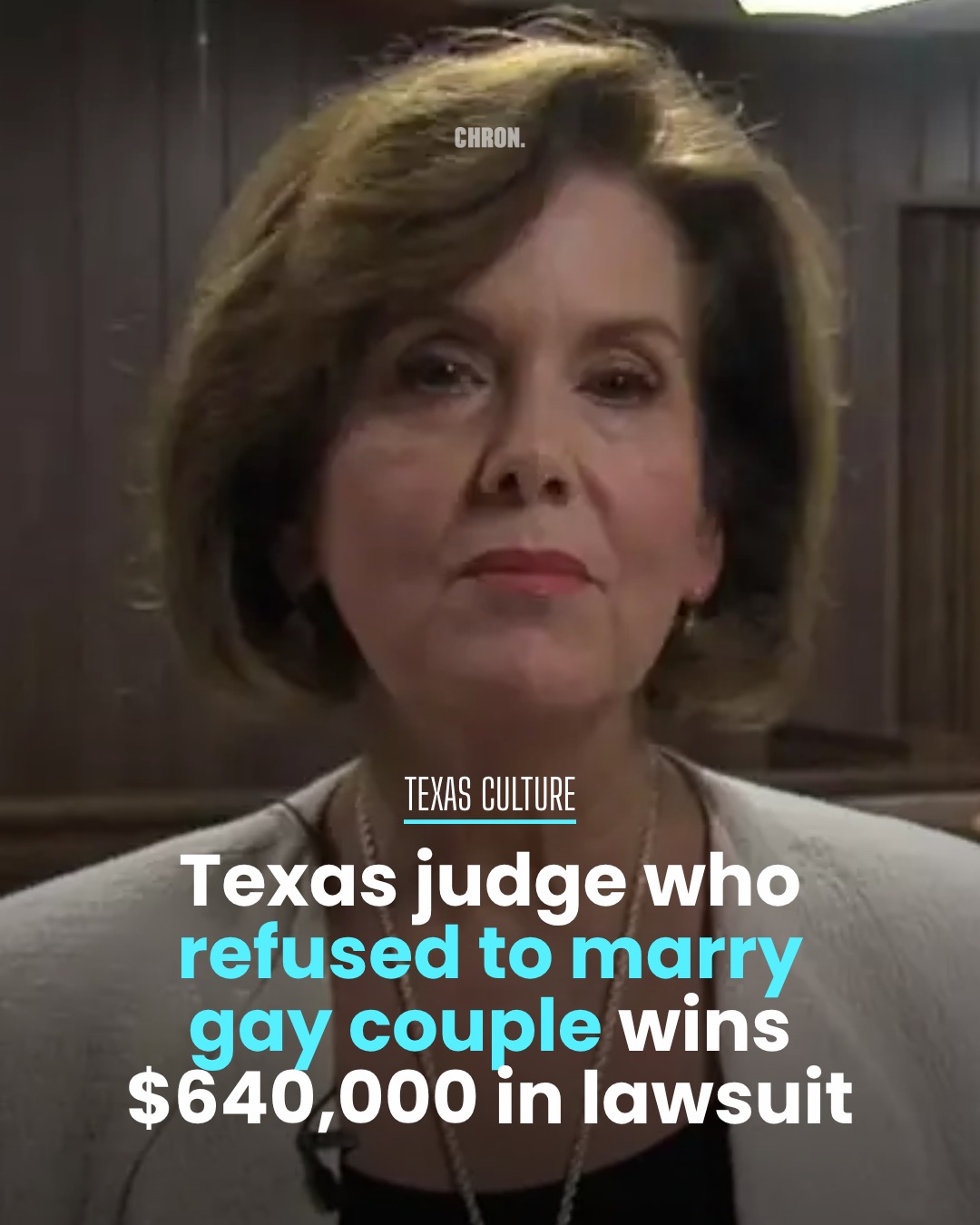 ⚖️ A Texas judge who refused to perform same sex weddings has  