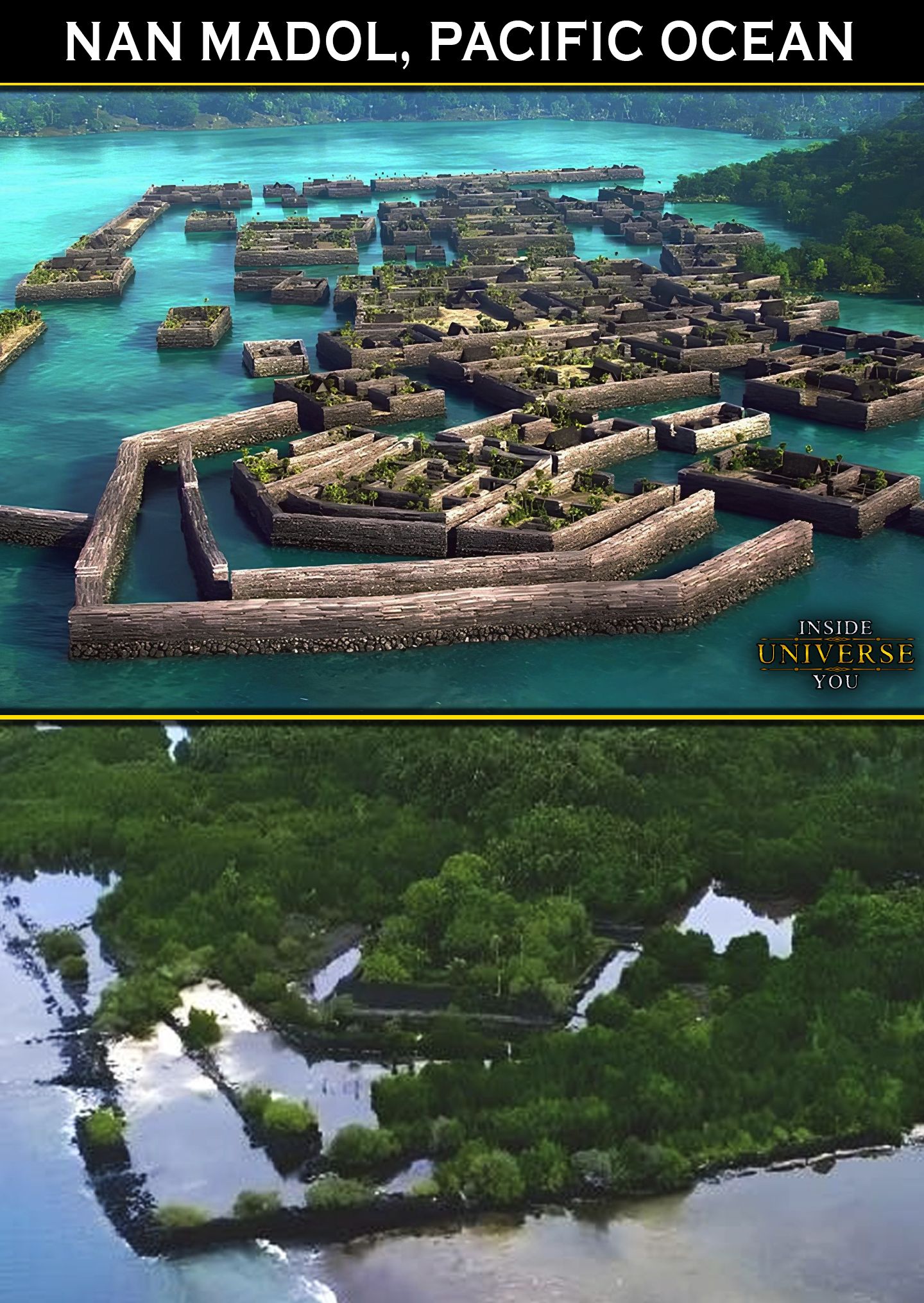 Universe - Nan Madol is an ancient ceremonial city built on nearly 100 ...
