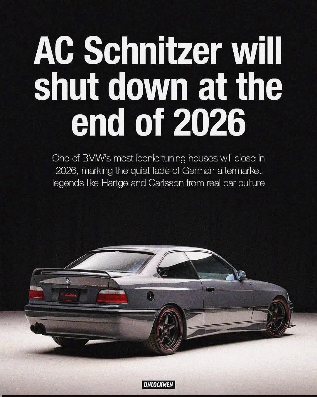 AC - AC Schnitzer three-piece rear spoiler for E36 coupe