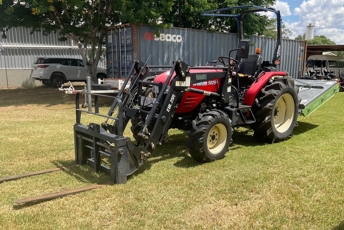 The AuctionExchange.com.au - 2017 BRANSON 5825R FONT END LOADER TRACTOR ...