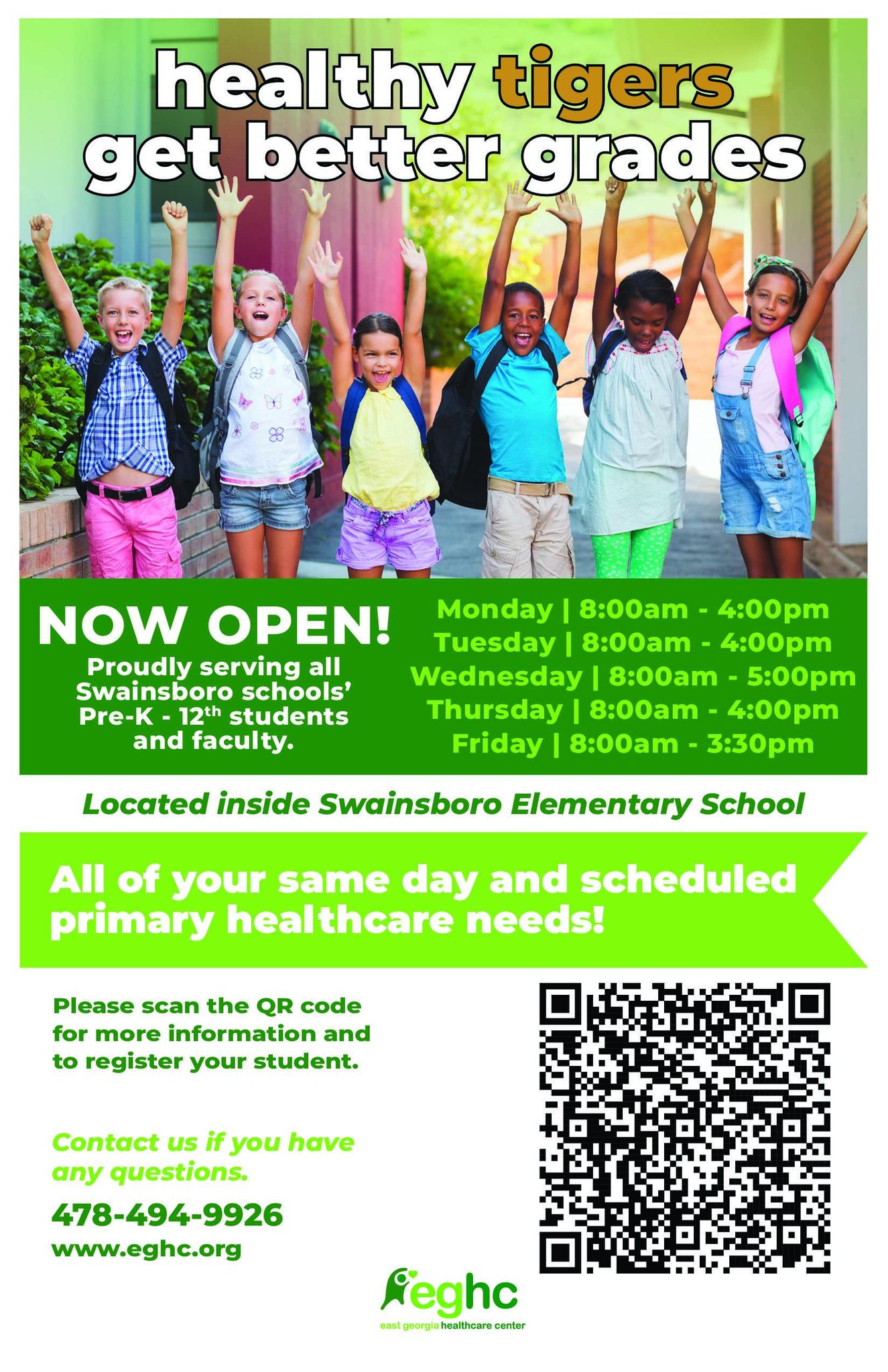📍 New School-Based Health Clinic Opens at Swainsboro Elementary