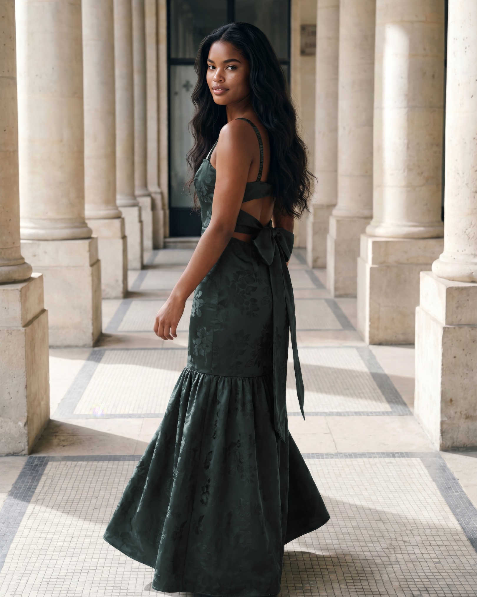 formal dresses black tie wedding Meet our new lineup of for black-tie weddings, rehearsal dinners, and every celebration on your calendar. 🕊️💘 Available to shop now and will be delivered in 3-6 days. . . . . . # SCHL004949_STB_S Black Boat Neck Long Size:6-12M Romper