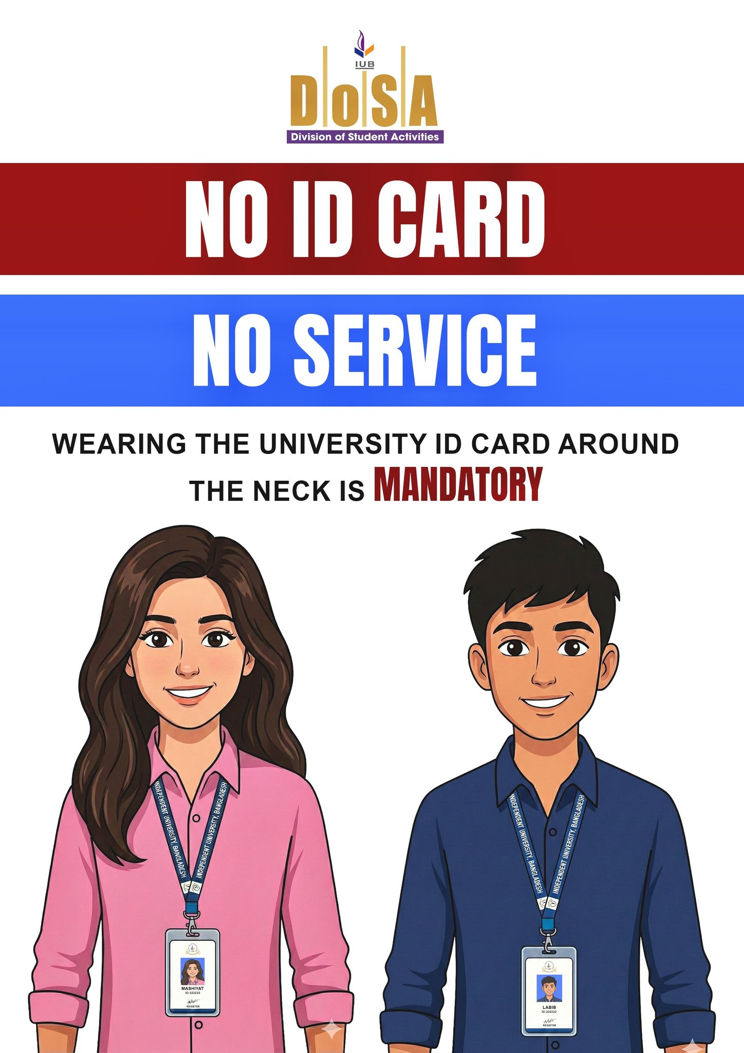 Division - Your IUB ID is your access! Please wear your IUB ID card ...