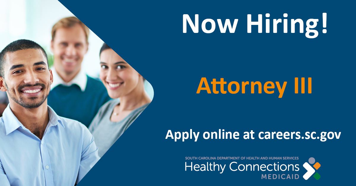 South Carolina Department of Health and Human Services - July 19-23 ...