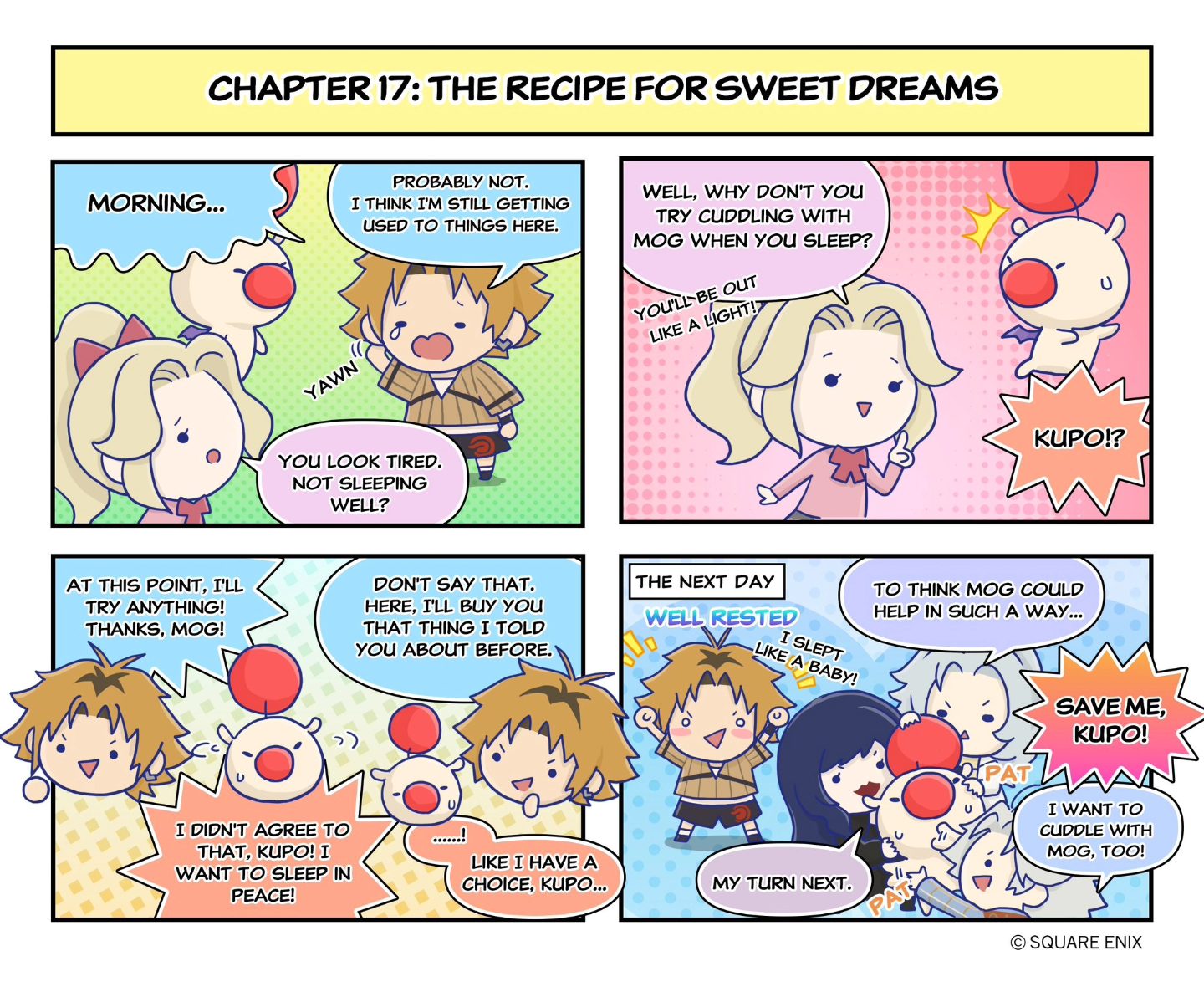 xEzNaFF - The Dissidia Duellum Final Fantasy 4-Panel Comic Series