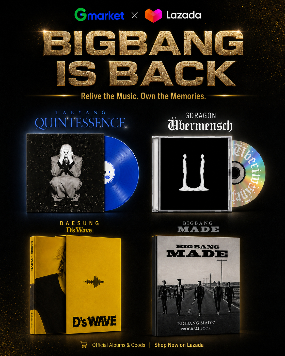 K-POP・アジア BIGBANG WORLD TOUR MADE IN JAPAN CD DVD BIGBANG is back — and there's an exclusive voucher waiting for you