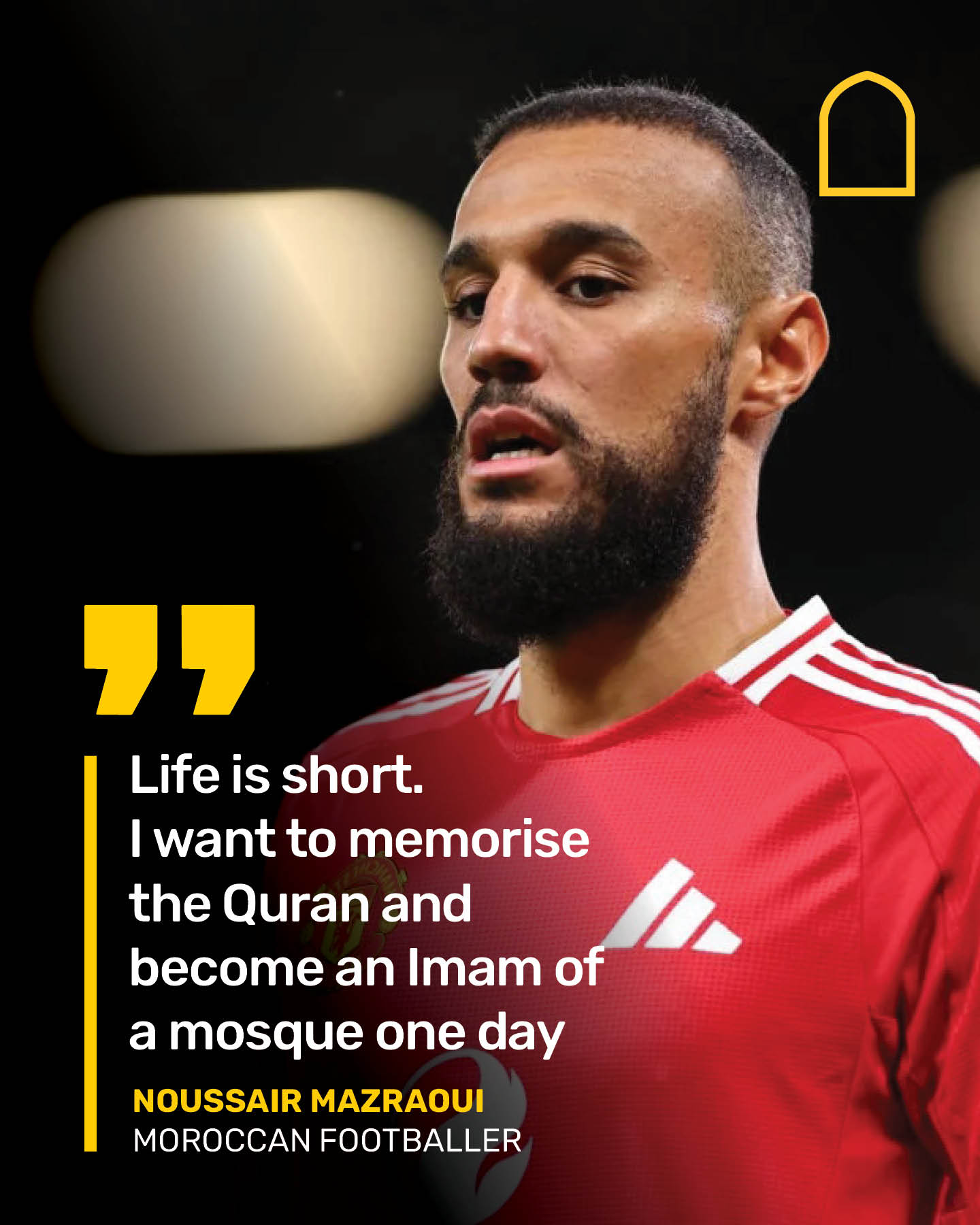 Moroccan footballer Noussair Mazraoui has said he may retire after 