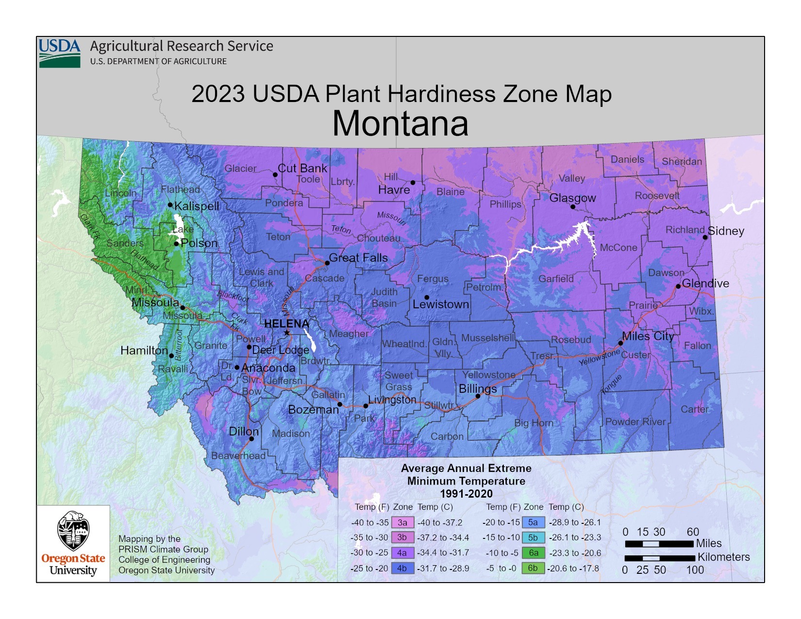 Montana - Montana has eight distinct USDA Plant Hardiness Zones. Our ...