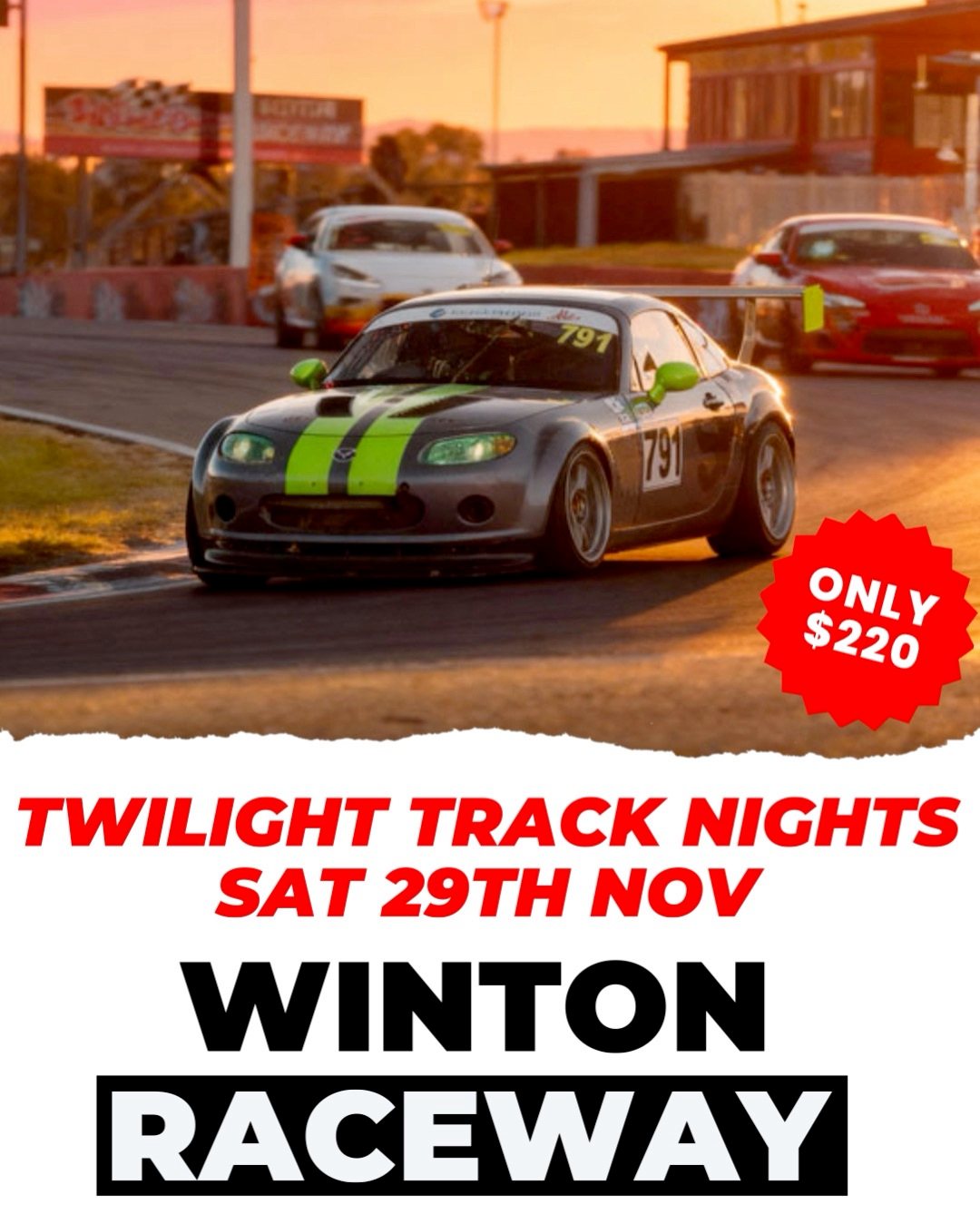 TRACKSCHOOL | TWILIGHT TRACK NIGHT at Winton Raceway
