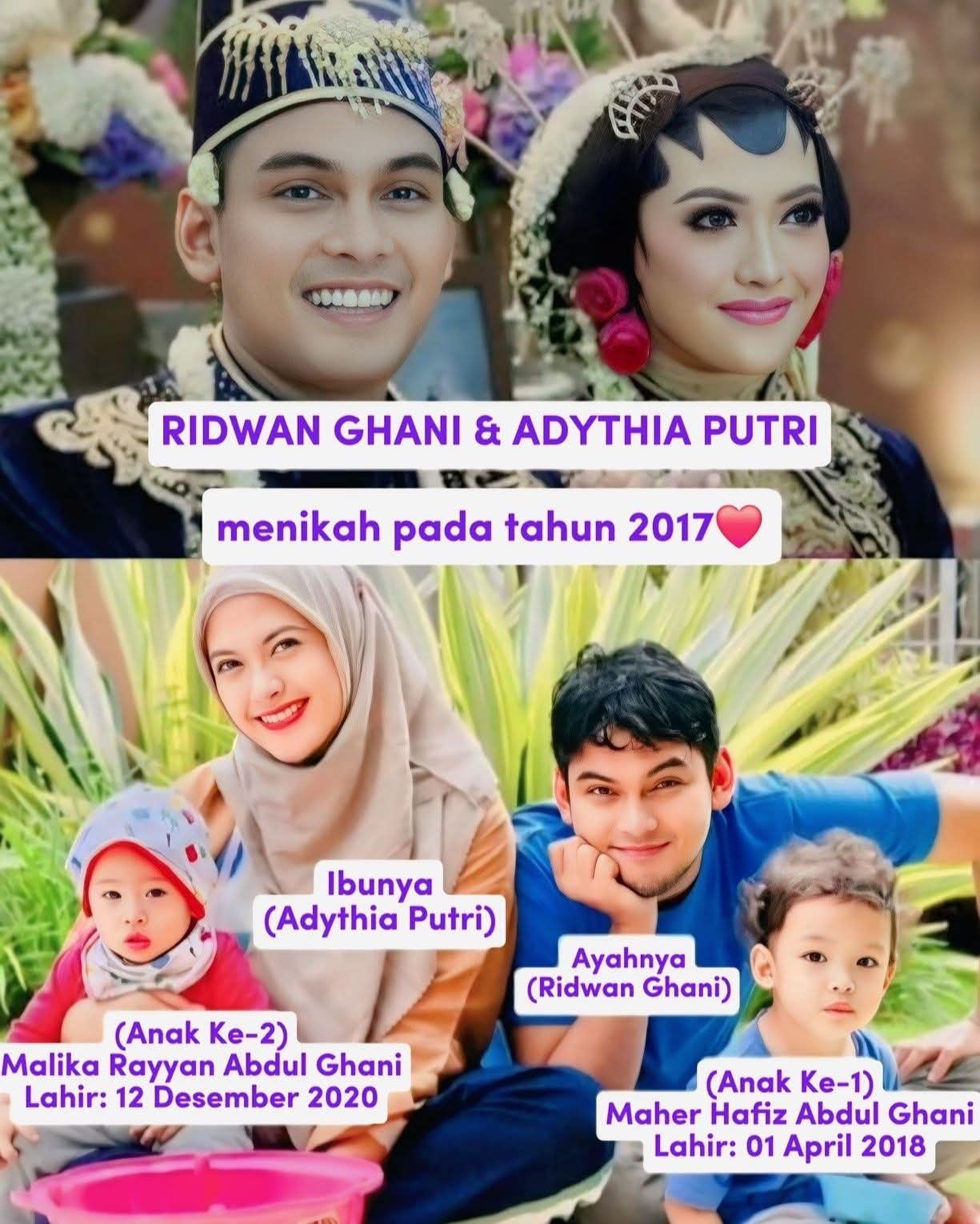 Resep - https://s.shopee.co.id/2g4Etmfi8T Potret keluarga Ridwan Ghani ...
