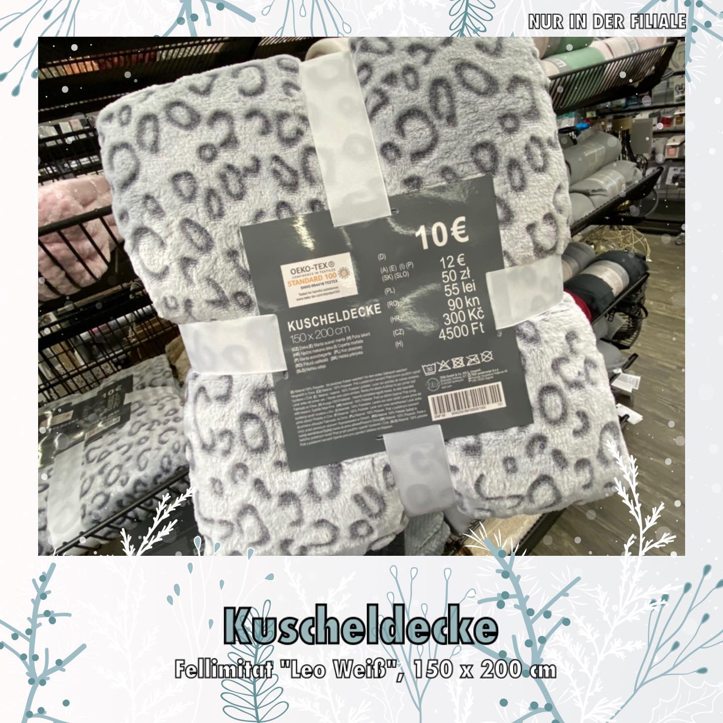 Diese Kuscheldecke ist ein wahrer Hingucker. 🥰 • • • #kuscheldecke #leopardenprint #decke #homeliving #zuhause #deko #tedi #einrichtungsideen