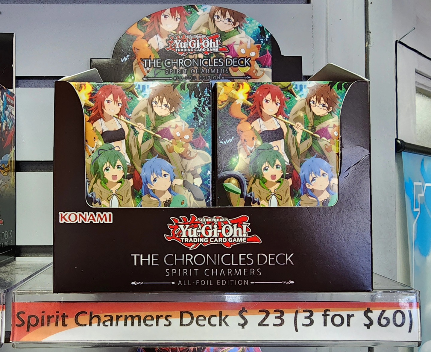 yugioh structure deck spirit charmers Display (8 decks)  nonstopgamingtcg foil Deck includes the key characters Yugioh's NEW Spirit Charmers Structure