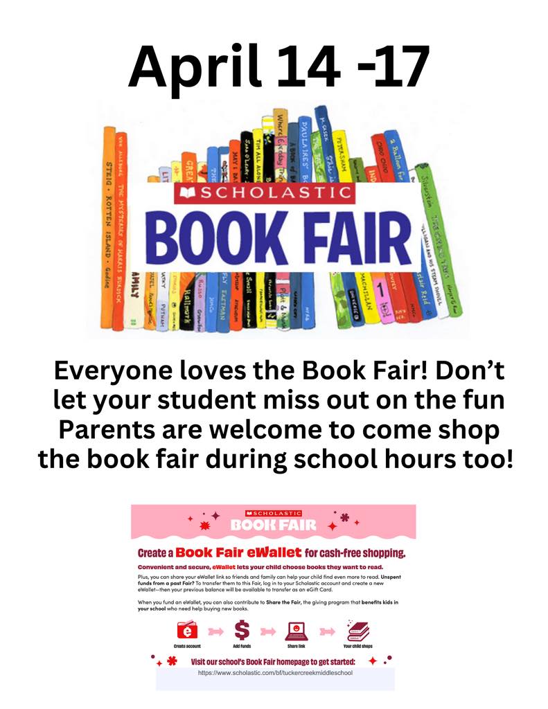Tucker - We’re excited to announce that our Scholastic Book Fair is ...