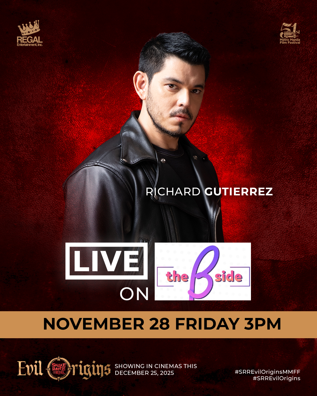 Regal - From heartthrob to action star to horror leading man — Richard ...