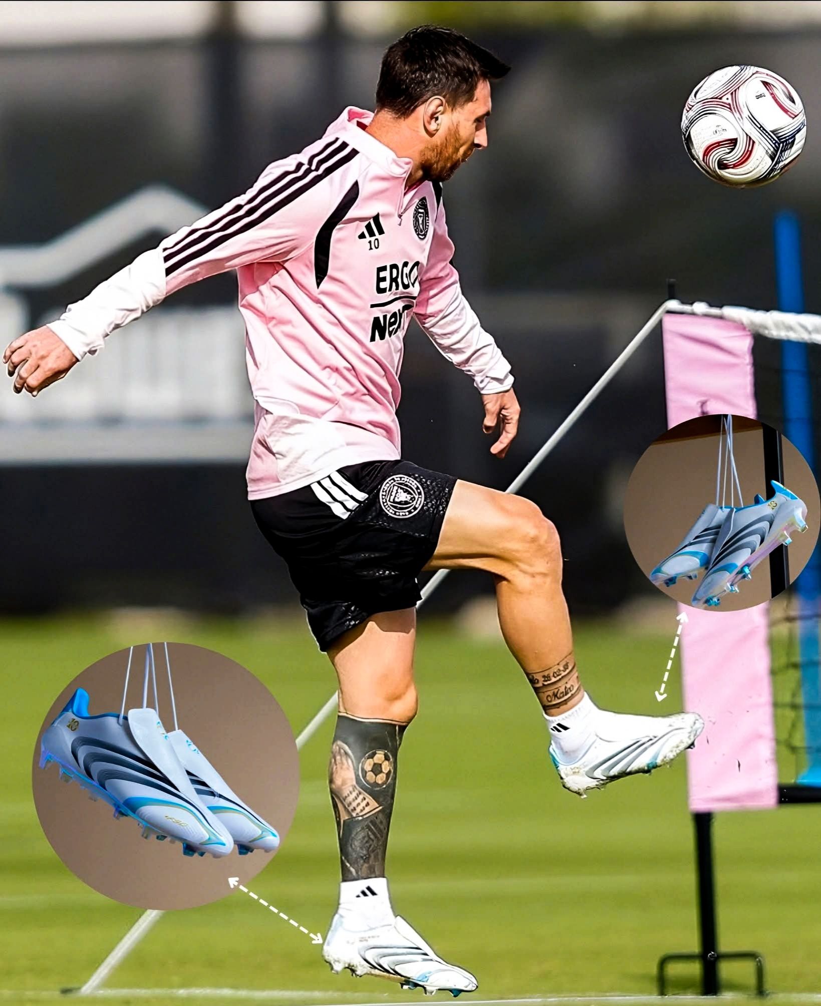 Kith x Messi x adidas F50 Adiframe Boots Kith, Lionel Messi and