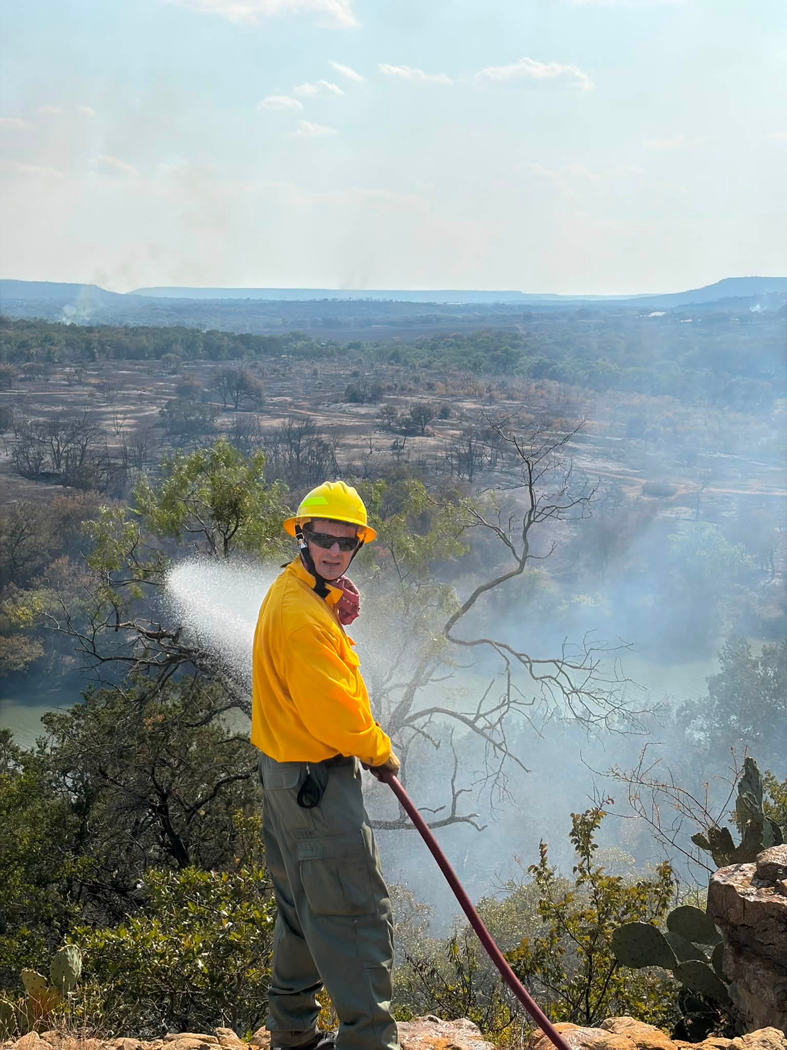 Wylie crews are still out assisting with the Ross Fire operations