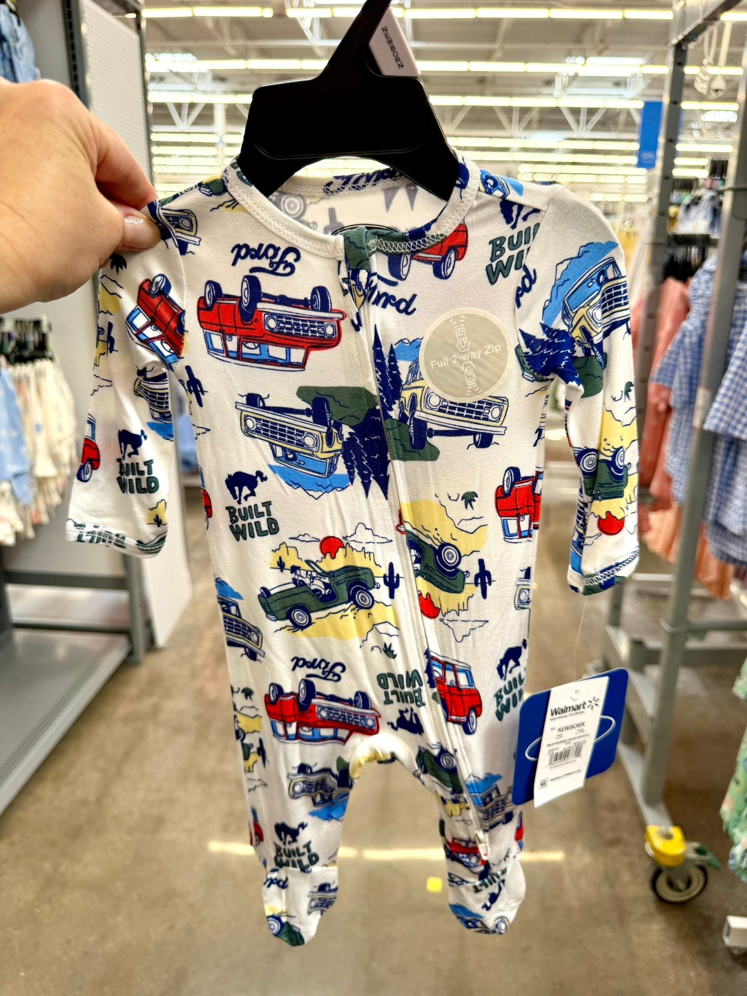 New Bamboo feel sleep & play 2 way zip!🩷🩵💛 🔗👇🏻 #walmartpartner