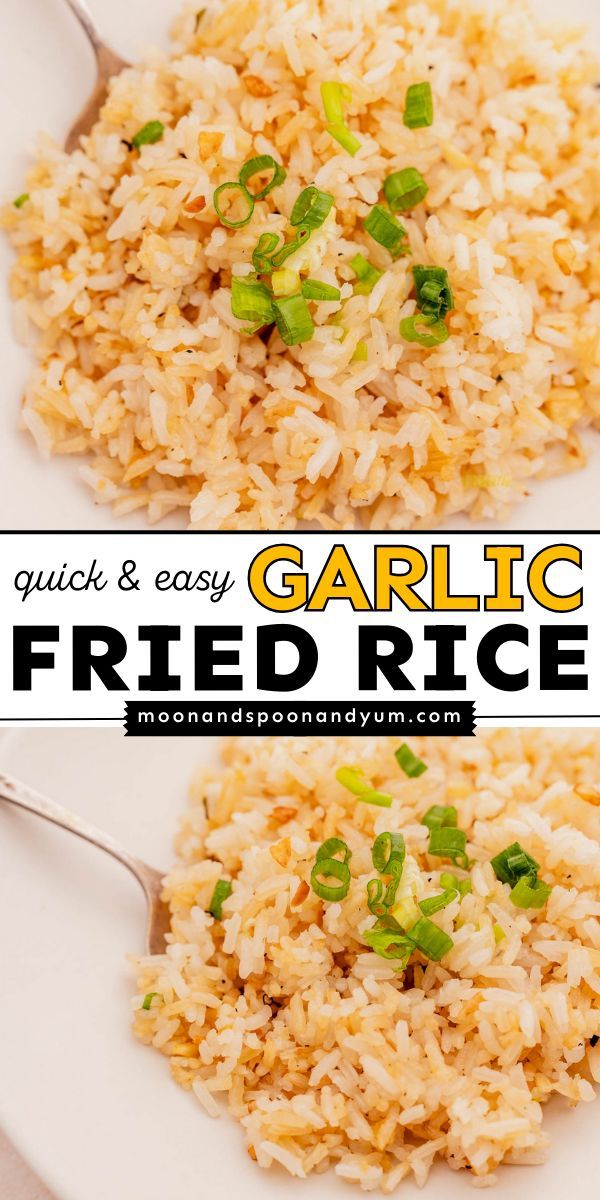 MOON - MAKE IT NOW: https://moonandspoonandyum.com/garlic-fried-rice ...