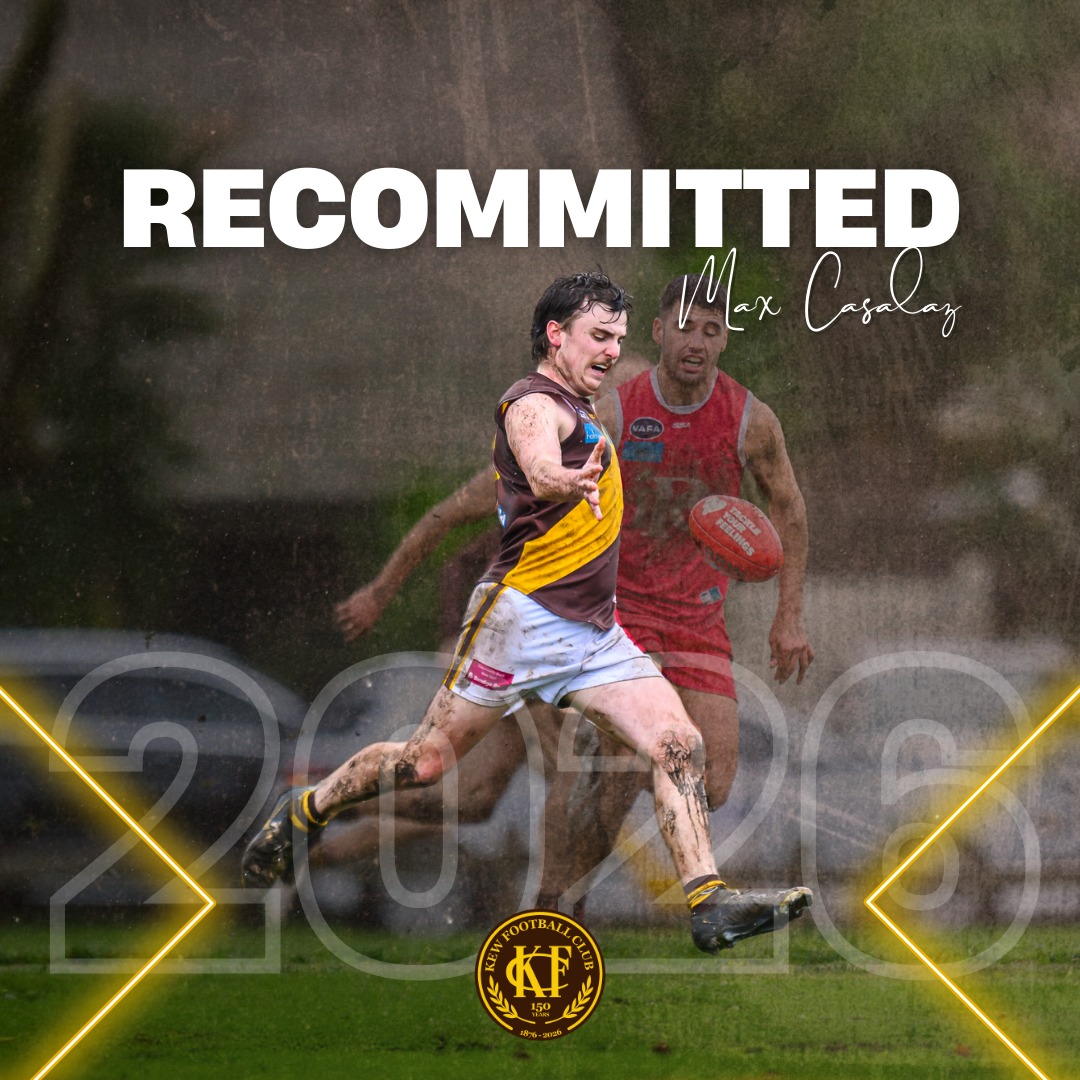 Kew - 💪CAZ IS IN FOR 2026 Young star Max Casalaz is recommitted for ...