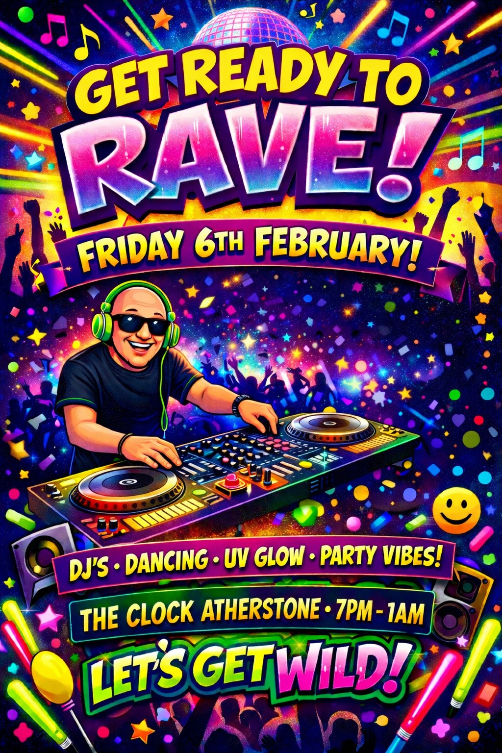 Get Ready to Rave Events Page | Atherstone