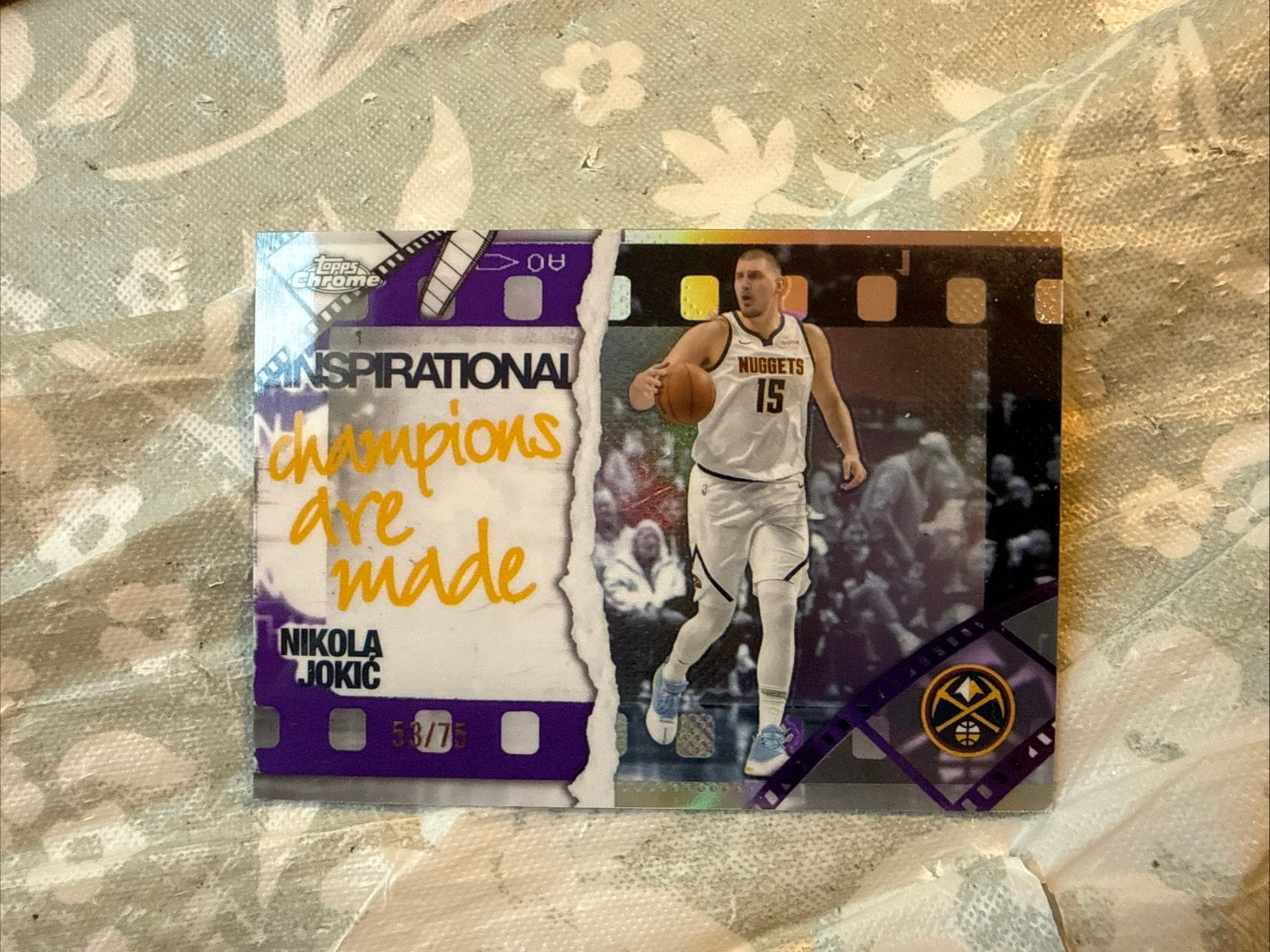 Here my hits. Not bad. Collin sexton 01/75 Jokic 53/75