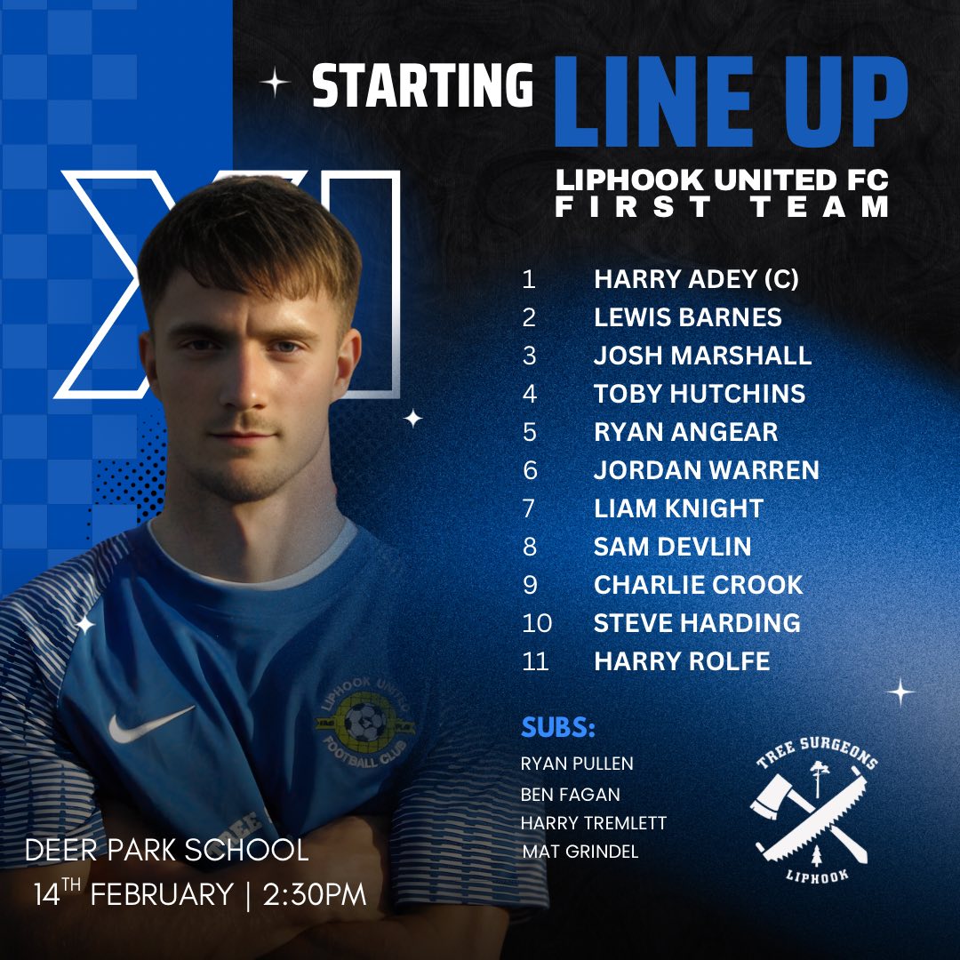 ⭐️ 𝙎𝙏𝘼𝙍𝙏𝙄𝙉𝙂 𝙓𝙄 ⭐️ This afternoons... - Liphook United FC | Facebook