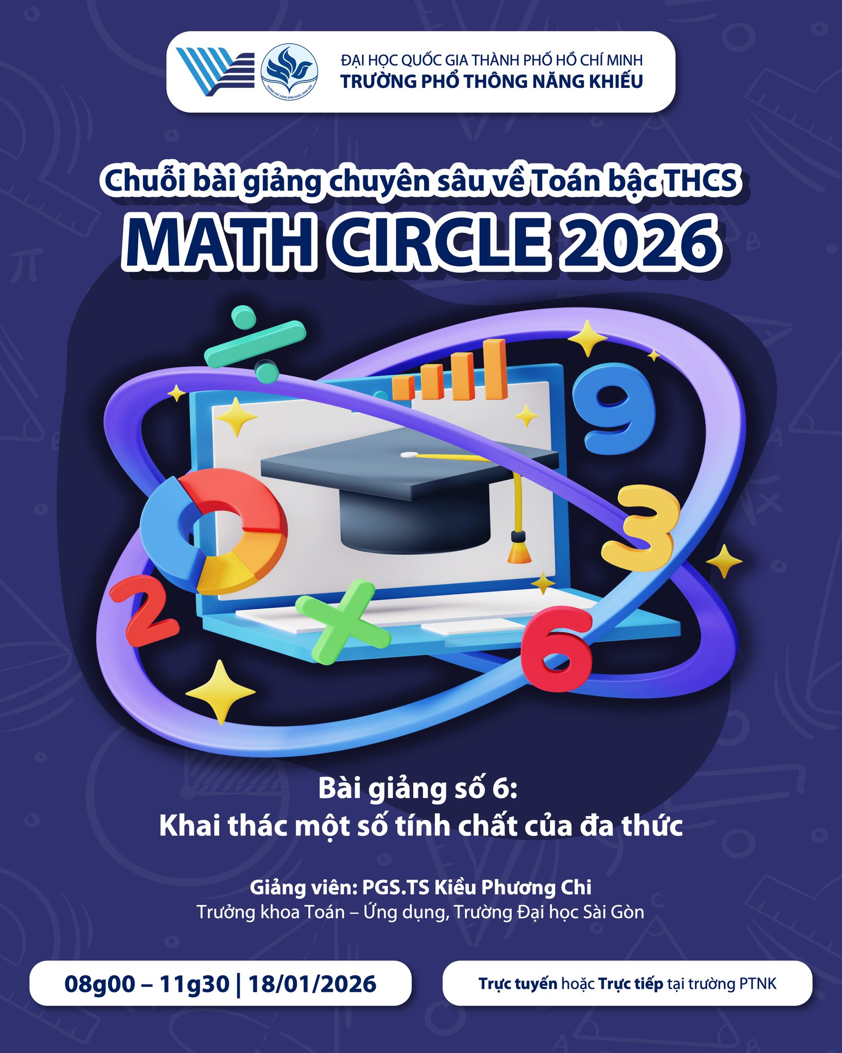 Trường - MATH CIRCLE 2026 - Chuỗi bài giảng Toán chuyên sâu bậc THCS ...