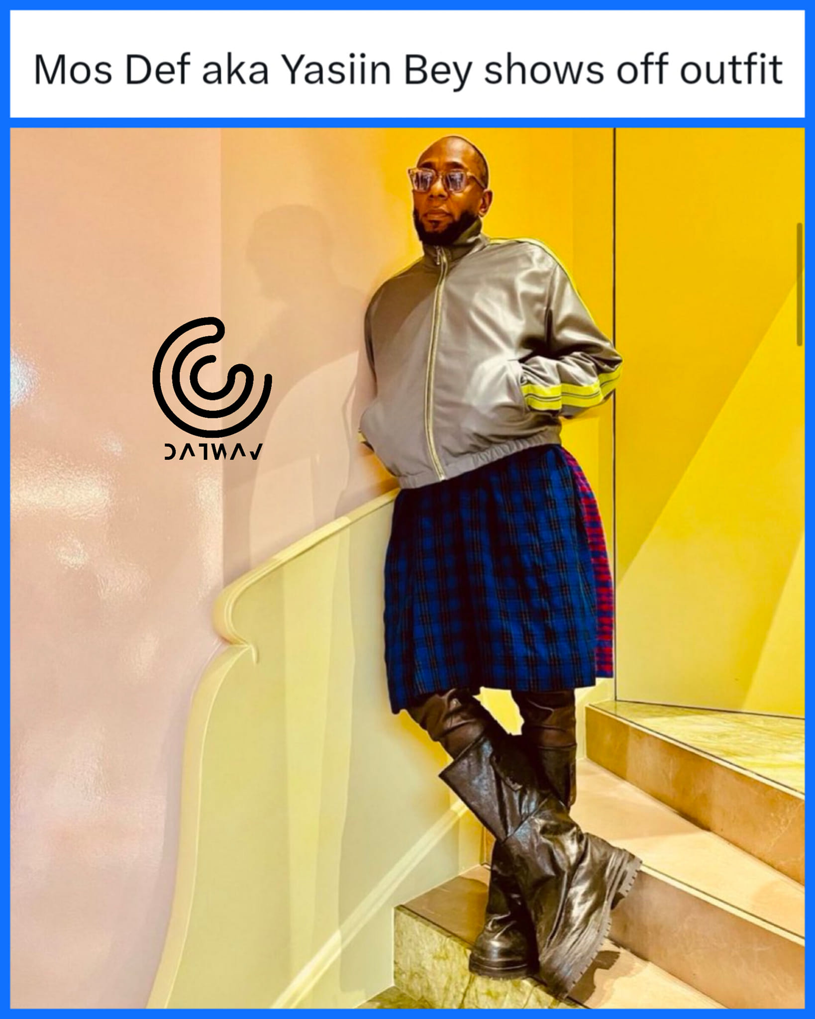 Fans are talking 🤧 They're discussing Mos Def introducing a new style with his latest outfit 😳