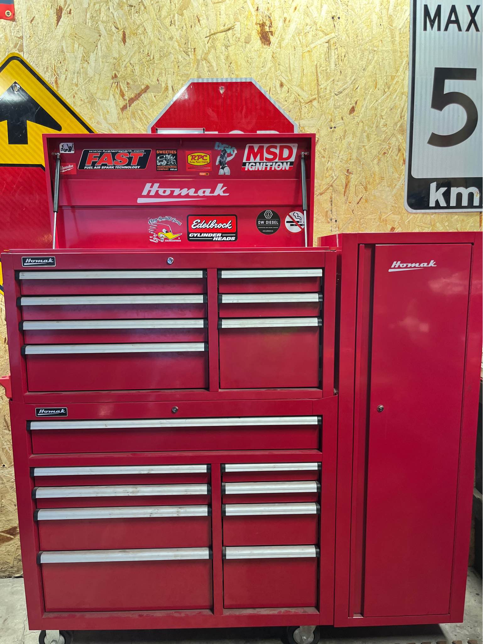 Homak 42” tool box with side locker - Tool Boxes, Belts & Storage ...