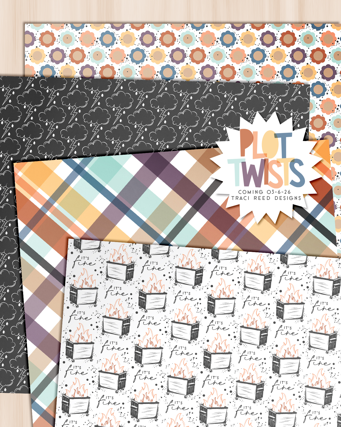 Here’s a first look at the patterned... - Traci Reed Designs | Facebook