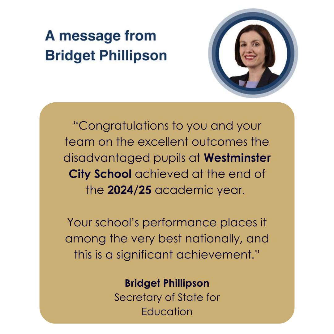 Westminster - We are delighted to share that we received a letter of ...