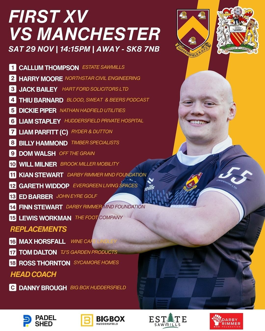 Huddersfield... - Huddersfield Rugby Union Football Club