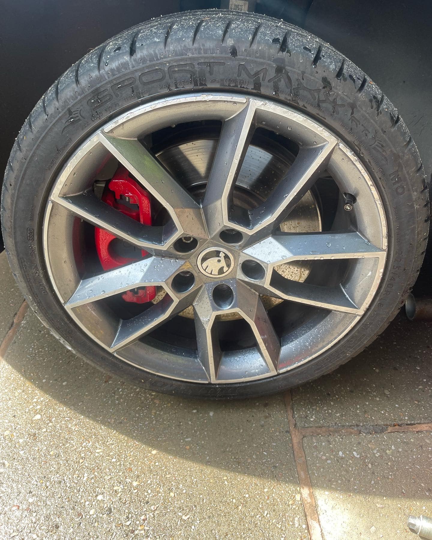 SOS Alloys - Skoda Vrs wheel completed today in under 2...