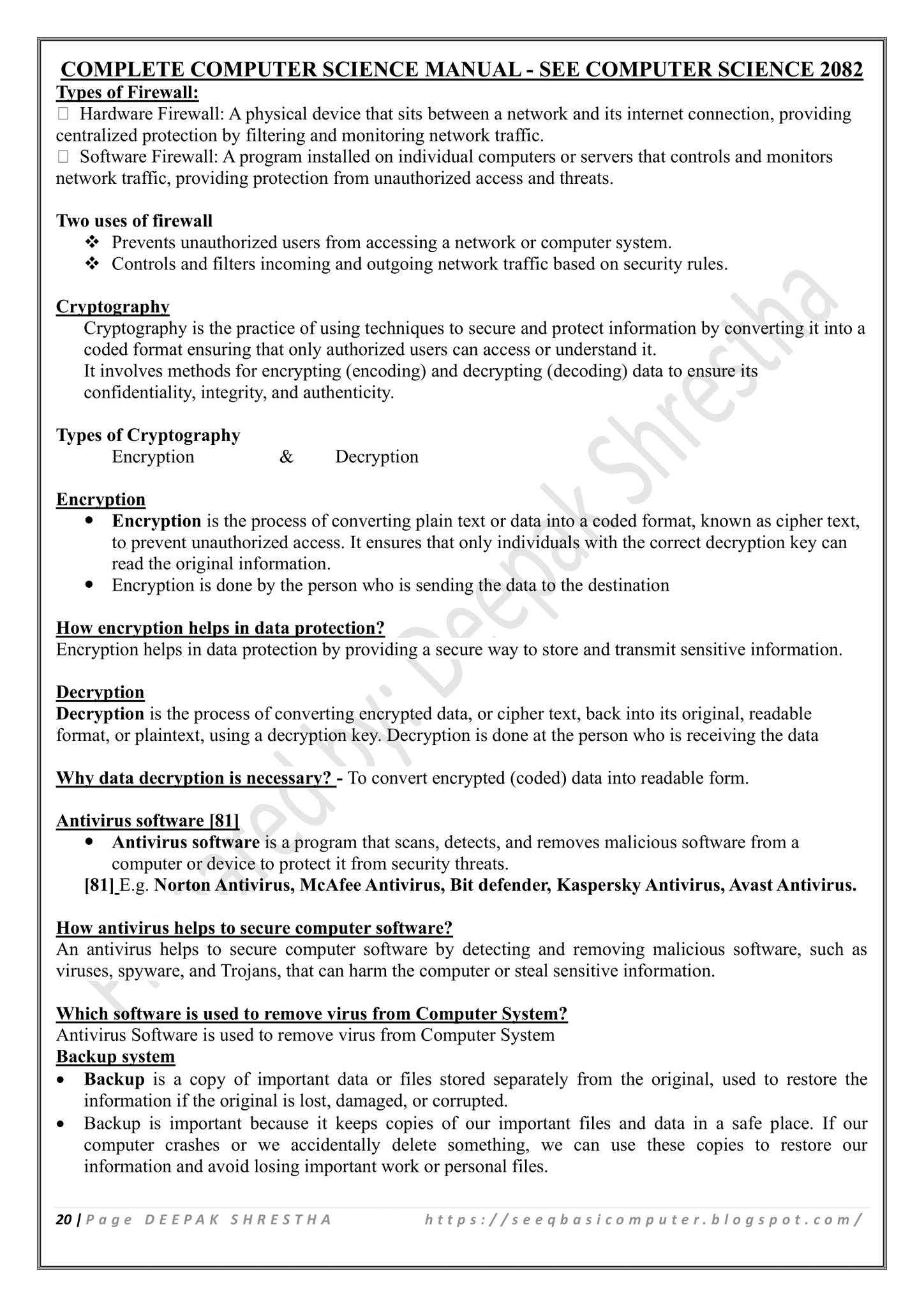 SLC / SEE Qbasic Programming With Computer Science - WAP that asks ...