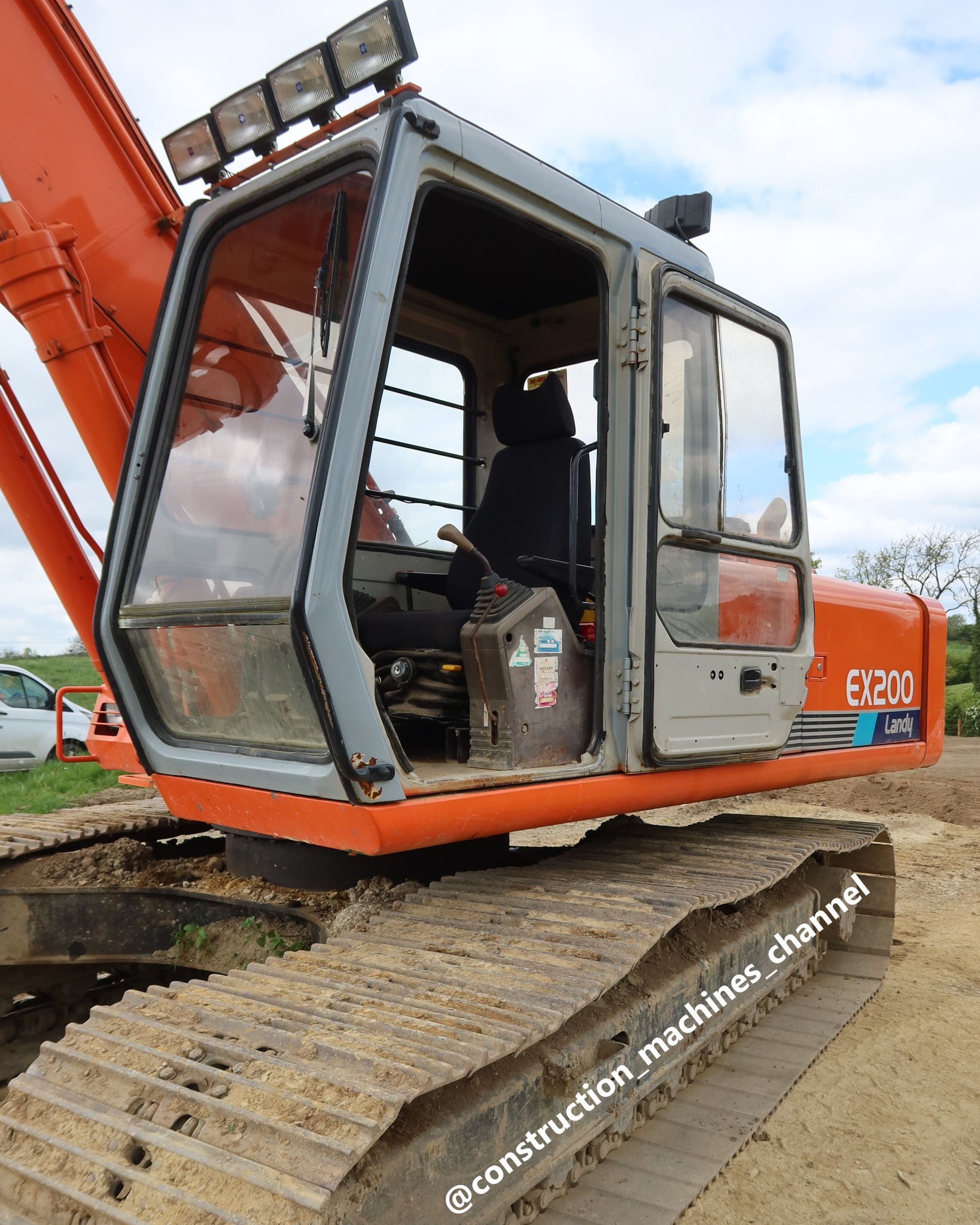 New Hitachi ZX670LC after being delivered to Quinn Quarries in