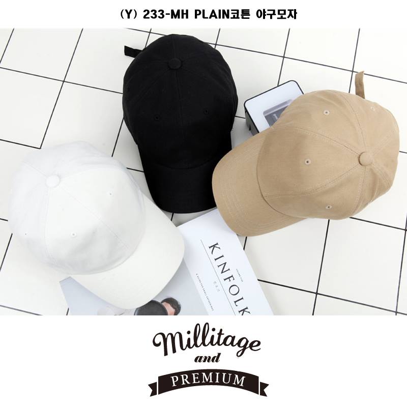 Millitage - 기본 심플한 베이직한 볼캡 입니다!! 자수가 없이 무지 제품이여서 어떤 코디를... | Facebook
